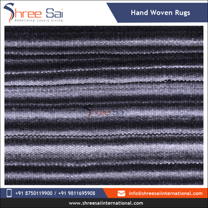 Tapis tissés d'intérieur en laine et coton de qualité supérieure du fabricant indien Dernier design élégant avec support en latex pour les acheteurs en gros - Product Image 3