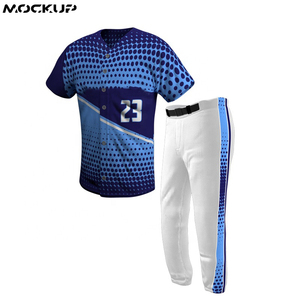 Team Wear Professional Wholesale Logos <b>Baseball</b> Uniform Classic Sublimation Club Team Adult <b>Baseball</b> <b>Set</b> Breathable Plus Size - Product Image 2