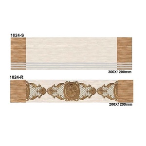 Blanc et gris couleur poli surface escalier en céramique tuiles S-300x1200mm, R-200x1200mm - Product Image 3