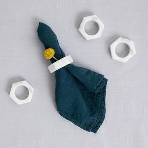 Porte-serviette en résine époxy couleur blanche fête mariage maison hôtel décoration accessoires bon anniversaire cadeaux utilisation - Product Image 3