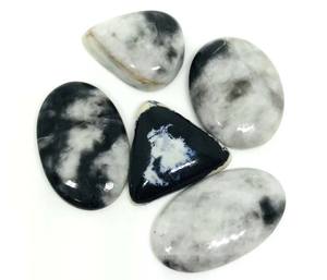 หินขัด Cabochon แบบธรรมชาติ,อัญมณีทรงหลวม Cabochon ขนาดฟรีสำหรับทำเครื่องประดับ - Product Image 2