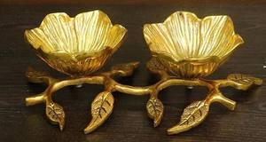 Bol de Fruits élégant et joli, petit bol doré, décor en aluminium utilisé pour la maison, fête de mariage, vaisselle de Fruits, 1 pièce - Product Image 2