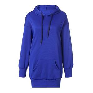 Fashion Plus Size Women Pocket Hooded Shirt Loose Casual Top Sweatshirt Long Sleeve Blouse Ladies Autumn Winter Pullover Hoodies - Product Image 4