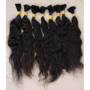 Extensiones de cabello Remy rizado indio pelos de templo suministrados desde Chennai India cabello humano de alta calidad - Product Image 6