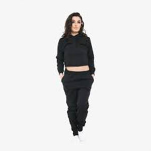 Conjunto de 2 piezas ecológico para mujer, conjunto de pantalones de chándal largos, chándal de invierno de talla grande con Tracktop - Product Image 6