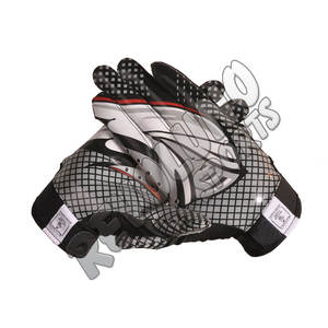 Gants de football américain de haute qualité nom de l'équipe personnalisée conception de Logo gants de football en cuir synthétique paume collante Durable - Product Image 1