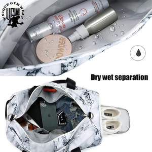 กระเป๋าเดินทางทรงดัฟเฟิลสำหรับเล่นกีฬาในยิมมีช่องใส่รองเท้าระบายอากาศได้สำหรับผู้ชายและผู้หญิง - Product Image 2