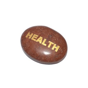 Piedra grabada de Salud de jaspe rojo a bajo precio | Piedra grabada de Salud de jaspe rojo a la venta Colgante de piedra grabada curativa - Product Image 1
