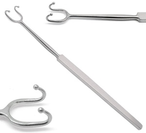 Retracteur manuel Fomon Safety Point 6,25 pouces à double pointe sphérique, instruments de rhinoplastie ORL en acier inoxydable - Product Image 1