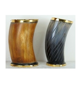 Lunettes en corne naturel au butane, verres à la mode et tendance, pour la bière et le vin, nouveautés - Product Image 2