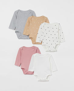 Gran oferta, monos de punto de algodón 100% para bebés y bebés, diseño sólido informal elegante, última llegada - Product Image 4