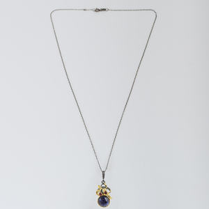 Gran Venta de colgantes y dijes finos de plata de ley con piedras preciosas de amatista y granate, mayorista de joyería fina al por mayor - Product Image 6