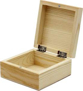 Caja de artesanía de madera hecha a mano, tapa con bisagras y Cierre magnético, CHMN504 - Product Image 6