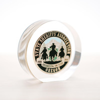 Pièce de monnaie en verre Lucite, perdre du poids, faite sur mesure, cristal