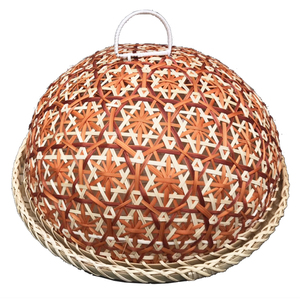 ที่ครอบอาหารทำจากไม้ไผ่หวายเป็นมิตรต่อสิ่งแวดล้อมทำด้วยมืออุปกรณ์ครัวอเนกประสงค์ - Product Image 4