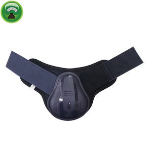 Bottes de brossage pour chevaux doublées en cuir marron polaire sport - Product Image 5