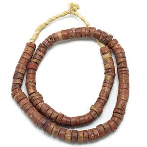 Perles Heishi perles d'espacement de bauxite pierres précieuses lisses rondes de haute qualité pierre naturelle d'agate pour la fabrication de bijoux grossiste - Product Image 3