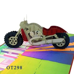 Moto 3D Pop Card Meilleur Prix Conception Personnalisée Fait Main Vietnam Art Papier Cadeaux d'Anniversaire Artisanat Top Tendance - Product Image 6