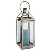 New Design Best Selling Candle Holder Candle <b>Lantern</b> Metal Galvanized with Cylinder Shaped Glass for Candle <b>Lantern</b> With Handle - Product Image 3