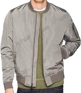 Chaqueta Bomber Acolchada Gruesa de Invierno para Hombre, Personalizada 2024, Informal, Cálida, Impermeable, Transpirable, con Cremallera, Talla Grande, de Poliéster - Product Image 1