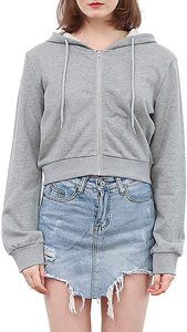 Sweat-shirt à capuche pour femmes, haut court à manches longues, vêtement de gymnastique, personnalisé, OEM, vente en gros, bon marché, prix - Product Image 4