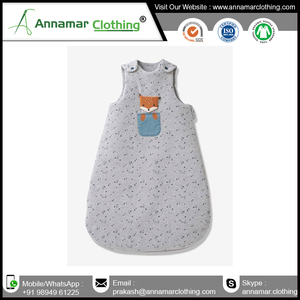 Sac de couchage pour bébé en coton jersey simple 160 GSM avec logo et étiquette personnalisés 100 fabricants certifiés GOTS Inde - Product Image 6