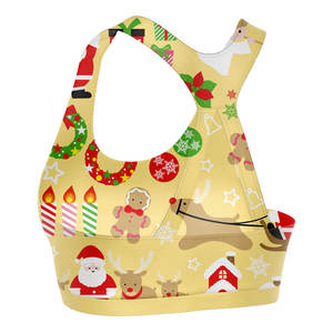 Sujetador deportivo de sublimación hecho en Pakistán de secado rápido, ropa de gimnasio y Yoga sin costuras, Sujetador deportivo para niñas, sujetadores deportivos transpirables personalizados para mujer - Product Image 2