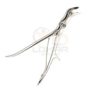 Pinzas de hueso de Rongeur en ángulo para uso quirúrgico, pinzas de acero inoxidable hechas de rongeur - Product Image 4