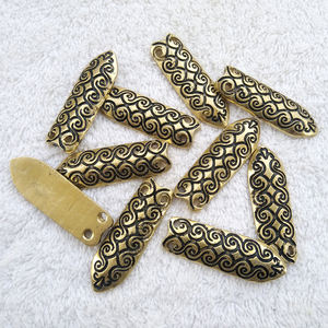 Saxon Medieval Builrich Belt Xth Century Slavic Bronze Strap End Material de cobre - Product Image 4