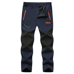 Pantalones deportivos de cintura alta personalizados para hombre, secado rápido, a prueba de viento, algodón elástico, impermeable, de talla grande, estilo informal para senderismo de invierno - Product Image 1