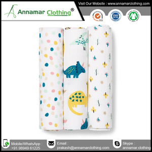 100% de alta calidad de bebé de algodón manta Swaddle muselina - Product Image 4