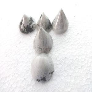 สร้อยข้อมือจี้ทรงกรวยหินอาเกตสีรุ้งธรรมชาติทำด้วยมือหินอัญมณีกึ่งมีค่าของฮวงจุ้ย - Product Image 1