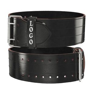 เข็มขัดยกน้ำหนักแบบพรีเมี่ยมสำหรับนักกีฬายกน้ำหนักออกกำลังกายที่ใช้งานได้จริงเข็มขัดสร้างกล้ามเนื้อหนัง - Product Image 1