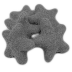 Usine En Gros 100% Laine Feutre Gris Étoile Festive Étoile Décorative De Noël - Product Image 1