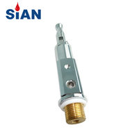 Válvula CGA de Alta Calidad a Precio de Fábrica, Estándar GB 15382, Válvula para Cilindro de Oxígeno de Uso Médico CGA870-2A3, Tipo de Conexión Axial