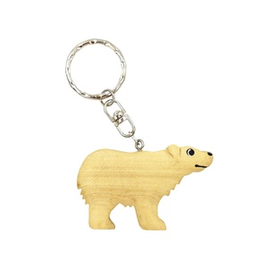 Xu Hướng Mới Gỗ Cừu Khắc Key Chain, Tùy Chỉnh Hình Dạng Động Vật Key Holder, Thủ Công Mỹ Nghệ Bằng Gỗ Key Ring - Product Image 4