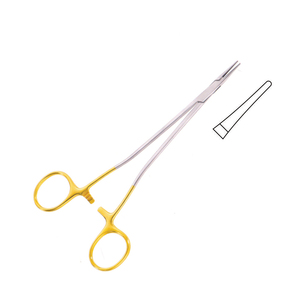 Meilleure qualité 20.0 cm Instruments chirurgicaux en acier inoxydable Porte-aiguille droit extrêmement délicat TC Forceps Conception lisse - Product Image 1