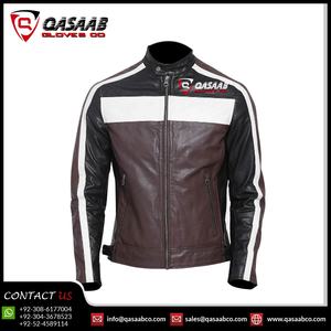 Multi-Color Hommes Hiver Automne Biker Mode Respirant Moto Casual-Outwear Haute Qualité Cuir Patchwork Vestes - Product Image 4