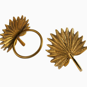 Servilleteros de aluminio ecológicos hechos a mano únicos para Decoración de mesa - Product Image 1