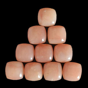 Perles de pierres précieuses en vrac, pierres pour bijoux, cabochons d'opale, pierre naturelle rose taille coussin, pour le soulagement du stress, de l'anxiété, de l'insomnie et des troubles cardiaques - Product Image 4