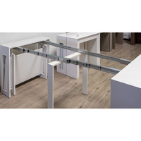 Console de table coulissante en aluminium RAM INDUSTRIE SÉRIE 91, 3 mètres