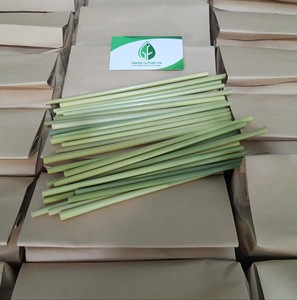 Pailles en herbe naturelle écologiques en gros, vertes et jaune clair, 100 % naturelles, pour eau chaude et froide, 13-20 cm, grande quantité - Product Image 3