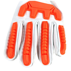 Guantes de moto de cuero PU de piel de oveja de alta calidad para adultos cómodos transpirables dedo completo impermeable Anti-calor guante de fuego - Product Image 2