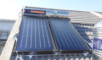Panneau sous pression de chauffe-eau solaire à plaque plate de haute qualité SONHA 300L pour hôtel et usage domestique fabriqué au Viet Nam