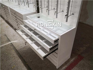 Giá đỡ kính mắt đứng tự do có khóa, kệ trưng bày kính mắt gắn tường LED, nội thất quảng cáo kính mắt, nội thất salon - Product Image 3