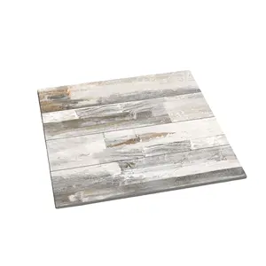 Goodone-Tira de mosaico de vidrio para cocina, azulejos de madera de mármol, color gris plateado, mezclado, al por mayor