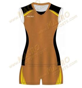 Personalizado sin mangas sublimado 100% poliéster Jersey pantalones cortos conjunto para la práctica de voleibol impreso Unisex venta al por mayor Kit Team Club - Product Image 2