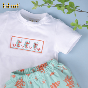 ซีฮอร์สเสื้อคลุมเด็กชายชุด OEM ODM มือที่กำหนดเองทำเย็บปักถักร้อยขายส่งผู้ผลิต-BB2880 - Product Image 1