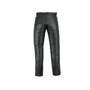 Pantalon de course en cuir PU, pantalon de moto en cuir avec logo personnalisé, anti-boulochage, pantalon coupe-vent pour l'extérieur - Product Image 2