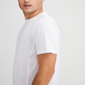 T-shirt homme uni, élégant, sur mesure, OEM 2021, col rond, 100% coton, léger. - Product Image 6